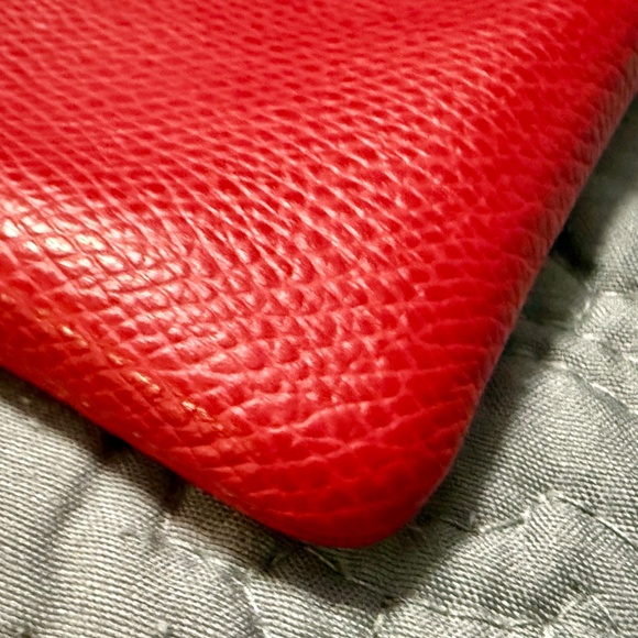 Coach Corner Zip Wristlet in Crossgrain Leather - Picture 5 of 8